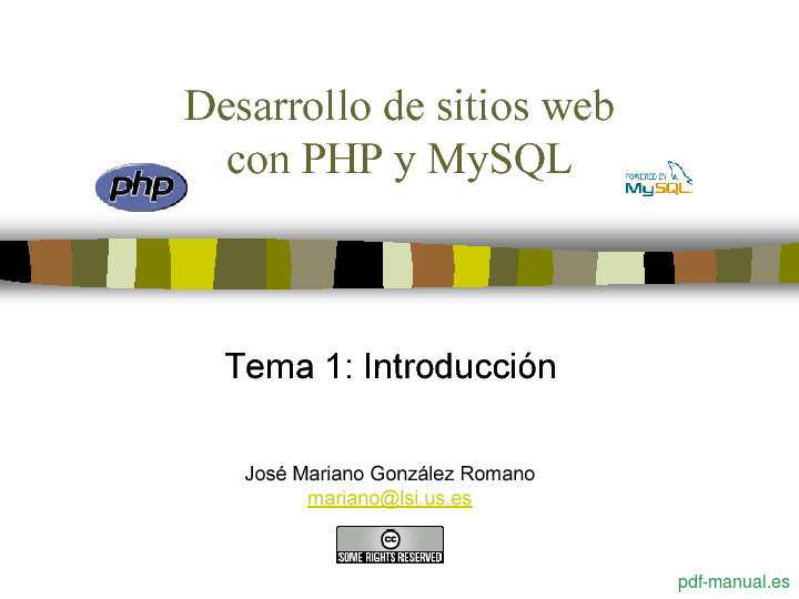 Pdf Php Y Mysql Introducción Gratis Curso 6342