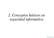 Curso Conceptos básicos en seguridad informática 1