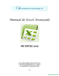 Curso Manual de Excel Avanzado 1